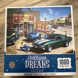 19."X26." - Muscle Car Dreams-1000 Piece Masterpieces Puzzle “Childhood Dreams”